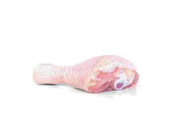Fototapeta premium Raw chicken legs isolated on white background.