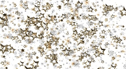 Festive background with gold stars. Perfect for holidays, celebrations, and winter designs.