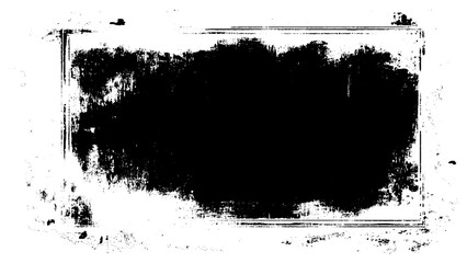 grunge ink splat frame
