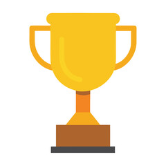 First Place Gold Medal Winner Achievement Symbol Vector Illustration