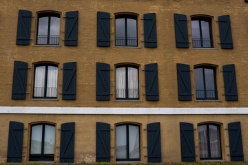 Fototapeta premium windows of an old building