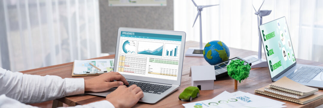 Spreadsheet document information financial startup concept. data and graphs in spreadsheet documents for online analysis project dashboard accounting digital brisk - Powered by Adobe