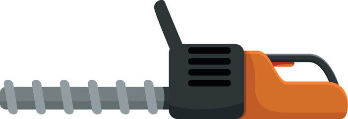 Electric hedge trimmer simplifying garden maintenance by efficiently trimming bushes and shrubs