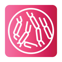 Bulgaricus black line icon for digital and print projects.