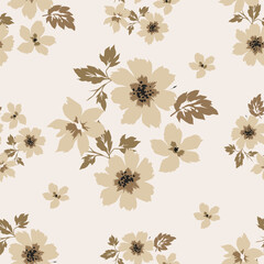seamless pattern with flowers