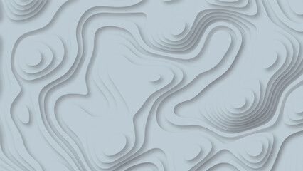 Modern and trendy background. Abstract design with wave shapes in a paper cut style.