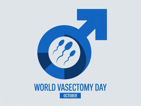 World vasectomy day symbolizing male fertility control and reproductive health awareness