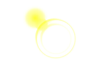 Optical Light Flare Effect for Transparent Use