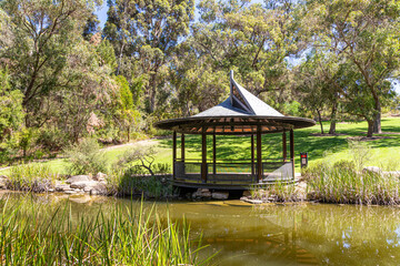 The Water Garden Pavilion in Kings Park and Botanic Garden, Perth, Western Australia, WA, Australia