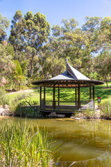 The Water Garden Pavilion in Kings Park and Botanic Garden, Perth, Western Australia, WA, Australia
