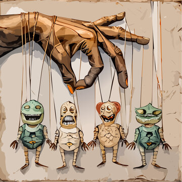 Undead puppets zombies halloween 