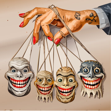 puppets scary masks Halloween