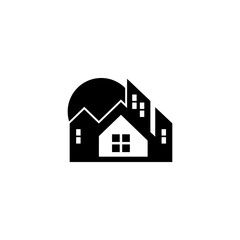 house icon isolated on white