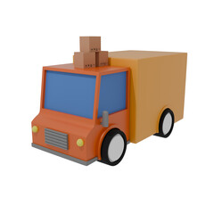Freight Delivery Truck