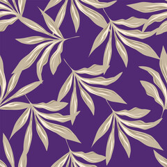 Exotic hand drawn flowers, seamless patterns with floral for fabric, textiles, clothing, wrapping paper, cover, banner, home decor, abstract backgrounds