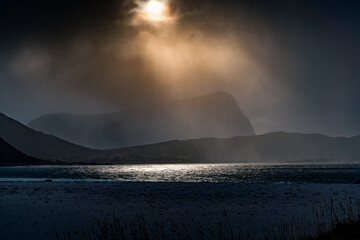 Beautiful place in the Norwegian Lofoten Islands