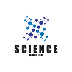 Molecule vector illustration design