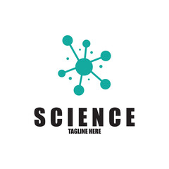 Molecule vector illustration design