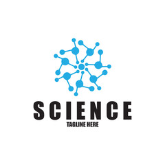 Molecule vector illustration design