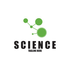 Molecule vector illustration design