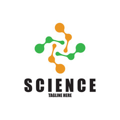 Molecule vector illustration design