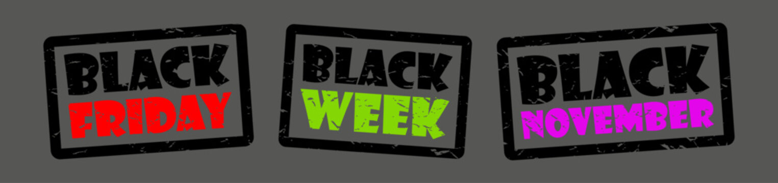 Black friday / Black week / Black november