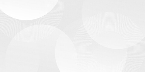 White geometric abstract background overlap layer on bright space with lines effect decoration. Vector Illustration