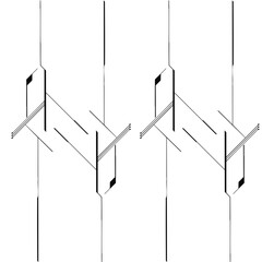 Digital Tech Lines Composition / Digitale Tech-Linien-Komposition / Composici&oacute;n digital de l&iacute;neas tecnol&oacute;gicas