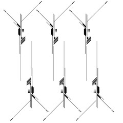Digital Tech Lines Composition / Digitale Tech-Linien-Komposition / Composici&oacute;n digital de l&iacute;neas tecnol&oacute;gicas