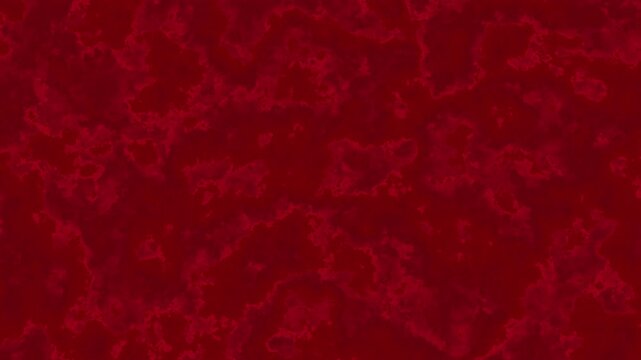 Abstract animation featuring a dark red textured background with smooth organic motion and shifting patterns. The surface flows and morphs like liquid clouds.