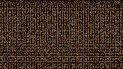 Abstract Geometric Pattern in Brown and Black Tech Background