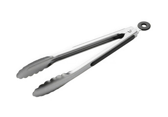 Fototapeta premium Kitchen tongs for serving food isolated on transparent background