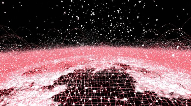 an illustration of virtual data no logos no brands ar 169