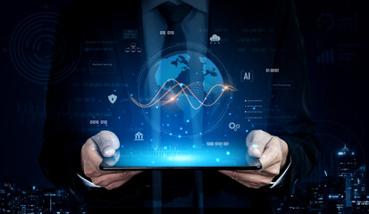 Global AI and data processing system enhances data, AI, and processing efficiency through digital network and global integration of intelligent technology Vouch