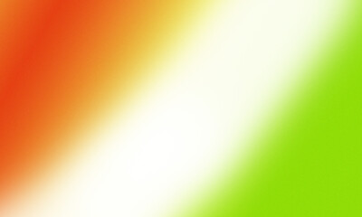 Abstract Colorful Flowing Curve Design in Orange, Yellow and Green Isolated on Transparent Background