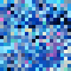 Colorful abstract mosaic background. Pixel effect. Camo and camouflage.