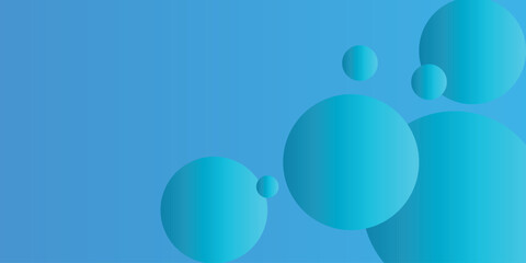Abstract blue balls geometric gradient color background.For graphic design.Creative design gradient color background wallpaper .