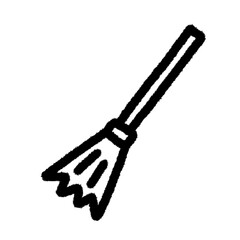 broom png outline, cute cartoon handdraws clipart kids doodle element hand drawn doodle, handwriting clipart, kawaii kids drawing, funny character, childlike sketch, handwritten words,