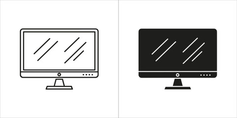 Computer monitor screen