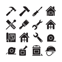 Vector Icon Pack for Building and Renovation