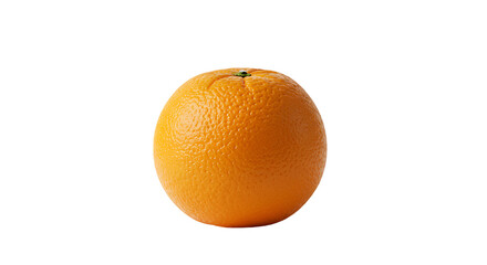 Vibrant and Fresh Whole Orange Isolated on a Dark Gradient Background