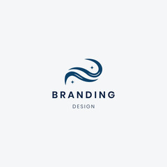 Branding Letter N logo template