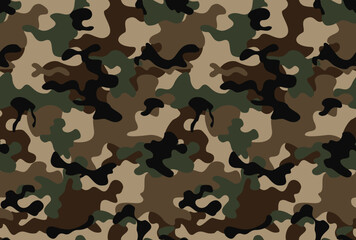 Army camouflage background modern dark military seamless pattern