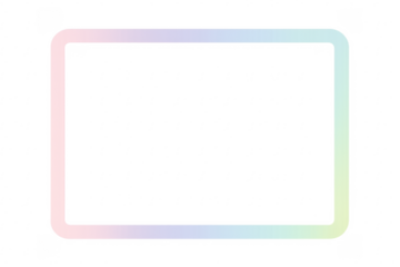 Abstract colorful border creating a soft pastel design element