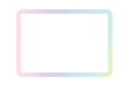 Abstract colorful border creating a soft pastel design element - Powered by Adobe