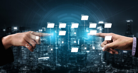 Digital file structure showing folder organization, file hierarchy, and document arrangement. File structure supports management, improves access, and file structure enhances clarity. Vouch
