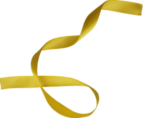 Shiny ribbons. Vector realistic elements for your design greeting or gift card and invitation for holidays. Isolated from the background. Set of swirl ribbons on white background