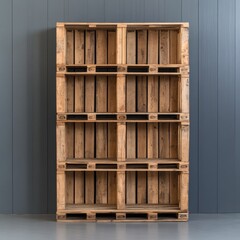 Wooden Pallet Shelf, Rustic Style, DIY Furniture