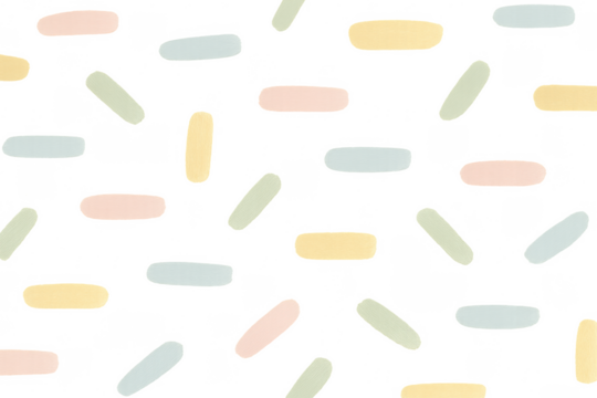 Pastel sprinkles pattern with transparent background - Powered by Adobe