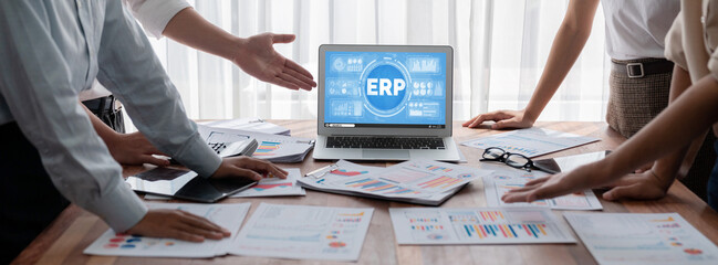 ERP enterprise resource planning software for brisk business to plan the marketing strategy